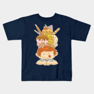 Gelato on Top of my Head Kids T-Shirt